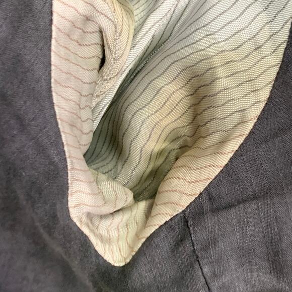 DIESEL BLACK GOLD Vintage Size M Black Leather Zip Up Hooded Jacket - Picture 15 of 16